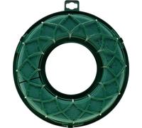 OASIS® IDEAL Anneau universel Couronne en mousse à piquer Vert H4cm Ø18,5cm 5p. pour bouquets décoratifs