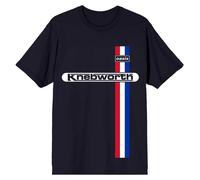 Oasis 'Knebworth Vertical Stripe' (Bleu) T-Shirt - NOUVEAU ET OFFICIEL