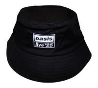 Oasis Live '25 Band Logo Ex-Tour Noir Bucket Hat Size One Size
