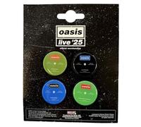 Oasis Live 25 Single Discs Aimant Set Of 4