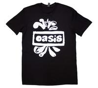 Oasis Logo Splat Autorisé T-shirt Hommes