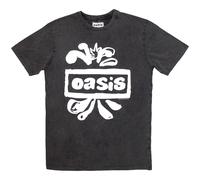 Oasis Logo Splat Autorisé T-shirt Hommes
