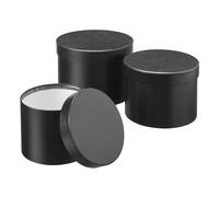Oasis Lot de 3 boîtes à chapeau rondes avec couvercles, idéal pour cadeaux ou fleurs
