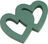 OASIS Mousse de bouturage FOAM FRAMES Double cœur ouvert 38cm Éponge de bouturage