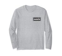 Oasis - Pocket Hit Logo Grey Manche Longue