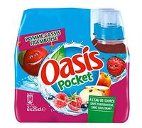 Oasis Pocket Pomme Cassis Framboise 25cl (lot de 72)