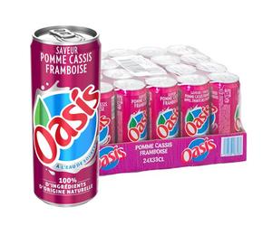 Oasis Pomme Cassis Framboise Canette Slim 33cl x24