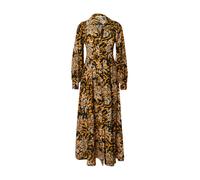 Oasis Robe-chemise beige / orange / noir, Taille 34