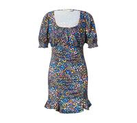 Oasis Robe jaune / vert / violet clair / orange / noir, Taille 34