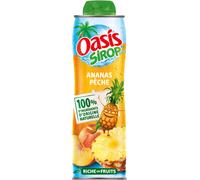 OASIS Sirop Ananas Pêche 60cl