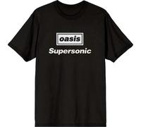 Oasis 'Supersonic Title' (Noir) T-Shirt - NOUVEAU ET OFFICIEL