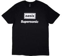 Oasis - "Supersonic Title" T-shirt homme/femme unie RO11733 (S) (Noir)