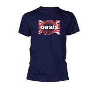 Oasis T-shirt Union Jack Bleu XL Unisexe Import