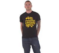 Oasis – T-shirt – Logo dessiné – Unisexe Noir XXL (Import)