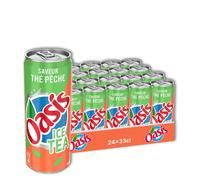 OASIS Thé glacé saveur pêche - 24 x 33cl