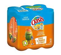 OASIS - Tropical Boite Slim 6X33Cl - L'unité - Livraison Offerte
