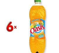 Oasis Tropical PET Bouteille 6 x 2 L (limonade au goût des fruits tropicaux)