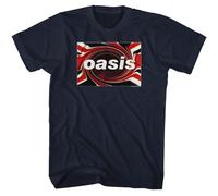Oasis - Union Jack Logo - Américain Classiques - Adulte T-Shirt