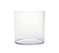 Oasis Vase transparent en acrylique 14,5 x 15 cm, claire, 4 Pack