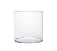 Oasis Vase transparent en acrylique 14,5 x 15 cm, claire, Lot de 2
