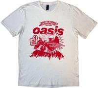 Oasis - "What The World's Been Waiting For" T-shirt Homme/Femme Unie RO11926 (S) (Naturel)