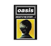 Oasis What's The Story Morning Glory Album Art Poster - 40 x 60 cm sans cadre pour décoration murale, salon, bar, restaurant