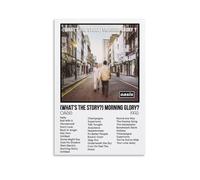 Oasis What's The Story Morning GloryPosters Album de figurines musicales Album Poster pour décoration d'intérieur, bureau, salon, chambre d'adolescent, peinture à l'huile cadeau 40,6 x 61 cm (4