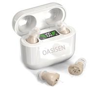 OASISEN Nouvelle génération d'appareils personnels avec étui de charge durable, suppression du bruit numérique rechargeable entièrement dans le canal, boîtier de charge avec alimentation LED, contrôle