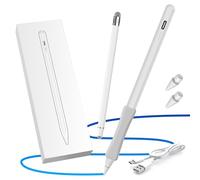 OASO Ensemble de stylets, stylet universel et stylet incliné pour Apple iPad 6/7/8/9/10, Mini 5/6, Air 3/4/5, Pro 11"/12,9", M4/M2, stylet avec poignée et embouts de rechange