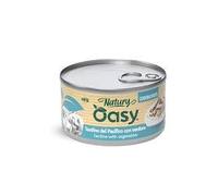 Oasy Humido Chat Natury Cooking Broth Goût Sardines avec des légumes, peluches naturelles douces en bouillon de cuisson pour chats adultes de toutes tailles et races | 12 boîtes de 85 grammes chacune.