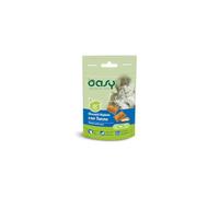 Oasy Snack Chat, Oasy Biscuits en mousse pour chats adultes de toutes tailles goût Thon | 3 paquets de 60 grammes chacun.