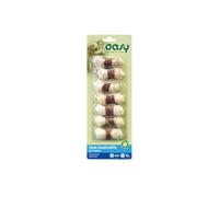 Oasy Snack Chien, savoureux obsectes à croquer pour chiens de petite taille boeuf | 2 paquets de 7 os l'un.