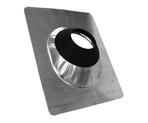 Oatey 11879 Galvanized 4" pipe diameter No-Calk Roof Flashing 12" x 15" Base
