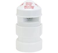 Oatey 39017 24 Stack DFU Capacity Air Admittance Valve with Straight PVC Schedule 40 Adapter d'admission, Blanc, 5 cm