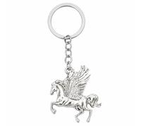 OATHCAF Porte-clés Cheval Ailé Mythique Alliage de Zinc Pégase pour Femmes Sac à Main Clés de Voiture Breloques