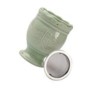 OATIPHO 1 Ensemble De Pot À Moxa Réutilisable À Base De Plantes Pures Pot De Moxibustion En Céramique Appareil De Fumigation Masseur Corporel Brûleur De Moxibustion Boîte De Moxa