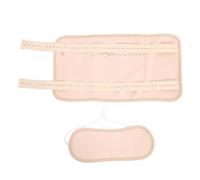 OATIPHO 1 Ensemble de taille et de garde à coude huile de castor Doux peau d'huile essentielle tampon résistant à l'huile enveloppement aux huiles essentielles Dérong Kaki