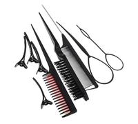 OATIPHO 1 Ensemble Ensemble D'outils De Coiffure Peigne De Coupe De Cheveux Peigne à Cheveux Peigne De Coiffure Peigne Coiffeur Peignes à Cheveux Pour Coiffer Peigne Domestique Noir Métal