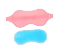 OATIPHO 1 Ensemble Masque de Sommeil Silicone avec Froid Chaud Cache Yeux et Pratique pour Dormir Voyage et