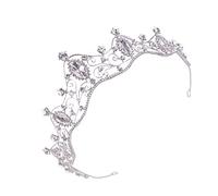 OATIPHO 1 Pièce Bandeau Couronne pour Filles Accessoire Élégant pour Anniversaire et Photographie Diadème pour Petite Princesse