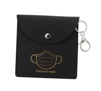 OATIPHO 1 Pièce Pochette de Rangement pour Masques PU Clip Portable Poussière Support de Masque Réutilisable pour Main Ceinture
