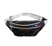OATIPHO 1 Pièce Sac à Femme Chic et Étanche PU Design Sequins Sac Bandoulière pour Voyage et Usage Noir
