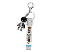 OATIPHO 1 porte-clés astronaute porte-clés sac sac porte-clés sac à dos porte-clés original pendentif acrylique poche assiette combinée pendentif sac homme décorations, argent, 12X3X1CM