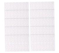 OATIPHO 10 Feuilles autocollants pour cils pratique des cils pour les extensions de cils beauté des cils des étudiants stickers ruban d'extension des cils cartographie des cils Papier