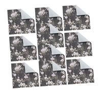 OATIPHO 10 Feuilles papier d'emballage pour bouquet de fleurs floral papier d'emballage de fleurs bricolage papier fleuriste papier bouquet papier Gris foncé