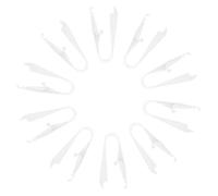 OATIPHO 10 Pièces Artefact percé perceur d'oreille en toute sécurité outil de perçage d'oreille jetable kit de perçage d'oreille jetable dispositif de perçage du nez sûr Plastique blanche