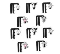 OATIPHO 10 Pièces Cinch Waistband Adjuster Clips Adjustable Detachable Jeans Button Tightener For Pants Skirts And Dresses Easy No Sew Waist Reducer
