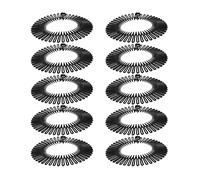 OATIPHO 10 Pièces Peigne Circulaire Plastique Souple Bandeau Élastique Coiffant Pour Différents Types De Cheveux Flexible Et Léger Pour Maquillage Sport Et Soins Du Visage