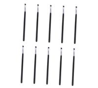 OATIPHO 10 pièces Set de Pinceaux Sourcils Biseautés et Eye Shadow Brush Miniatures Portables pour Maquillage Précis et Confortable