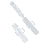 OATIPHO 100 Boîtiers Porte-Étiquettes Transparents en Plastique Résistant Étanches pour Identification Câbles et Fils Usage Industriel et Extérieur Étiquettes Signalisation Câble